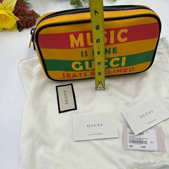 SOLD!!!!! Gucci music is mine leather belt bag size 90 cm made in Italy - Picture 6 of 10